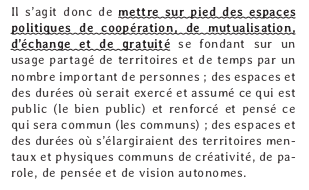 Les communs, comment ça se travaille ?